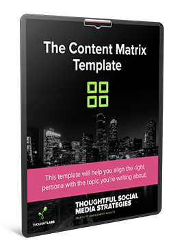 Content Matrix Template